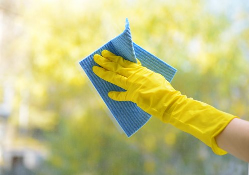 Professional cleaner in Brixton preparing a clean and tidy home