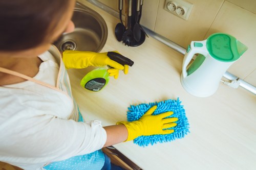 Complaint escalation stage for oven cleaning standards